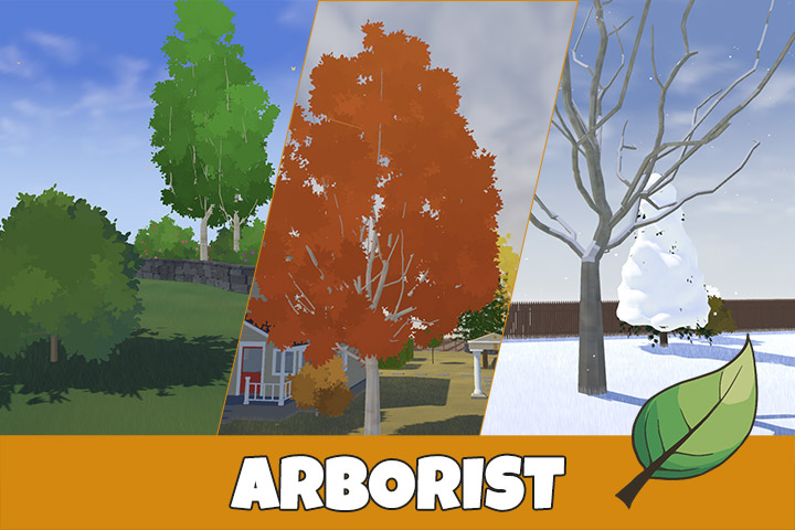 Arborist — Procedural trees across four seasons